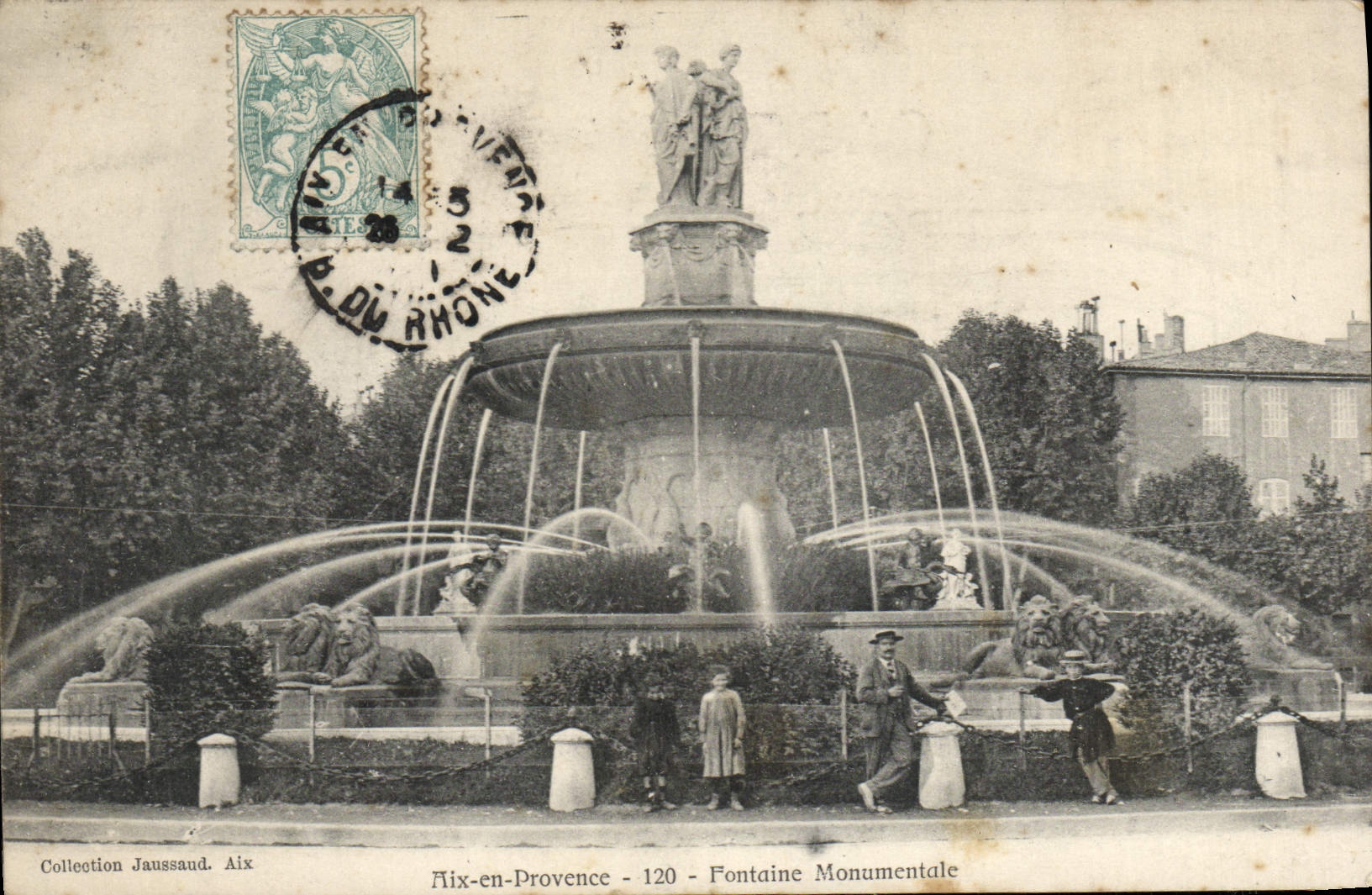 Aix-en-Provence — Fontaine Monumentale — Collection Jaussaud