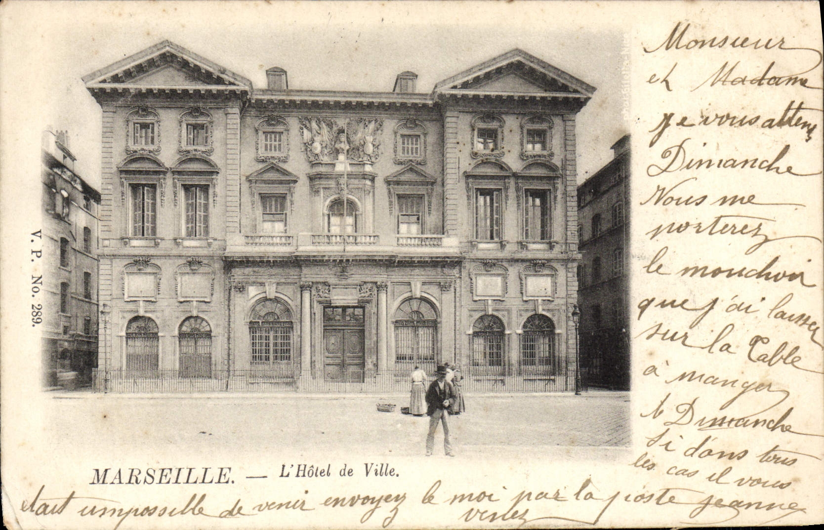 CPA Marseille L'Hotel de Ville