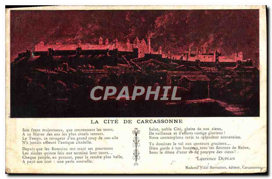 CPA Cite de Carcassonne