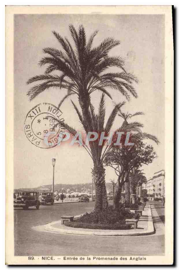 CPA Nice Entree de la Promenade des Anglais