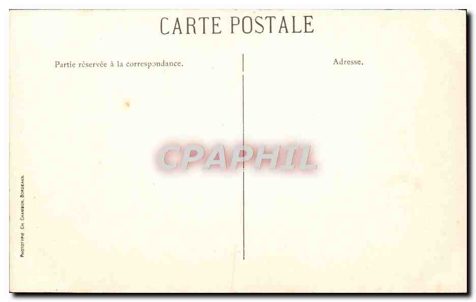 CPA Arcachon Le Casino de la Plage — Rückseite