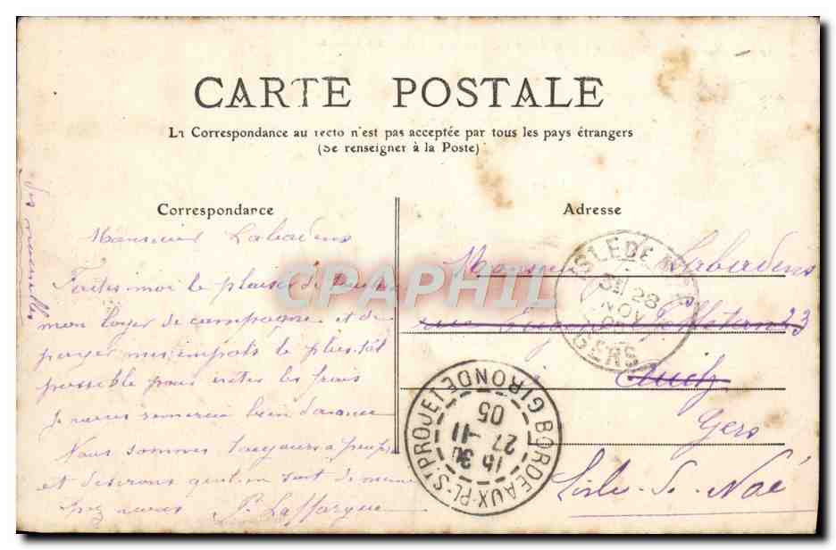 Environ de ROYAN - PONTAILLAC - Coin de Plage à 5 heures — Verso