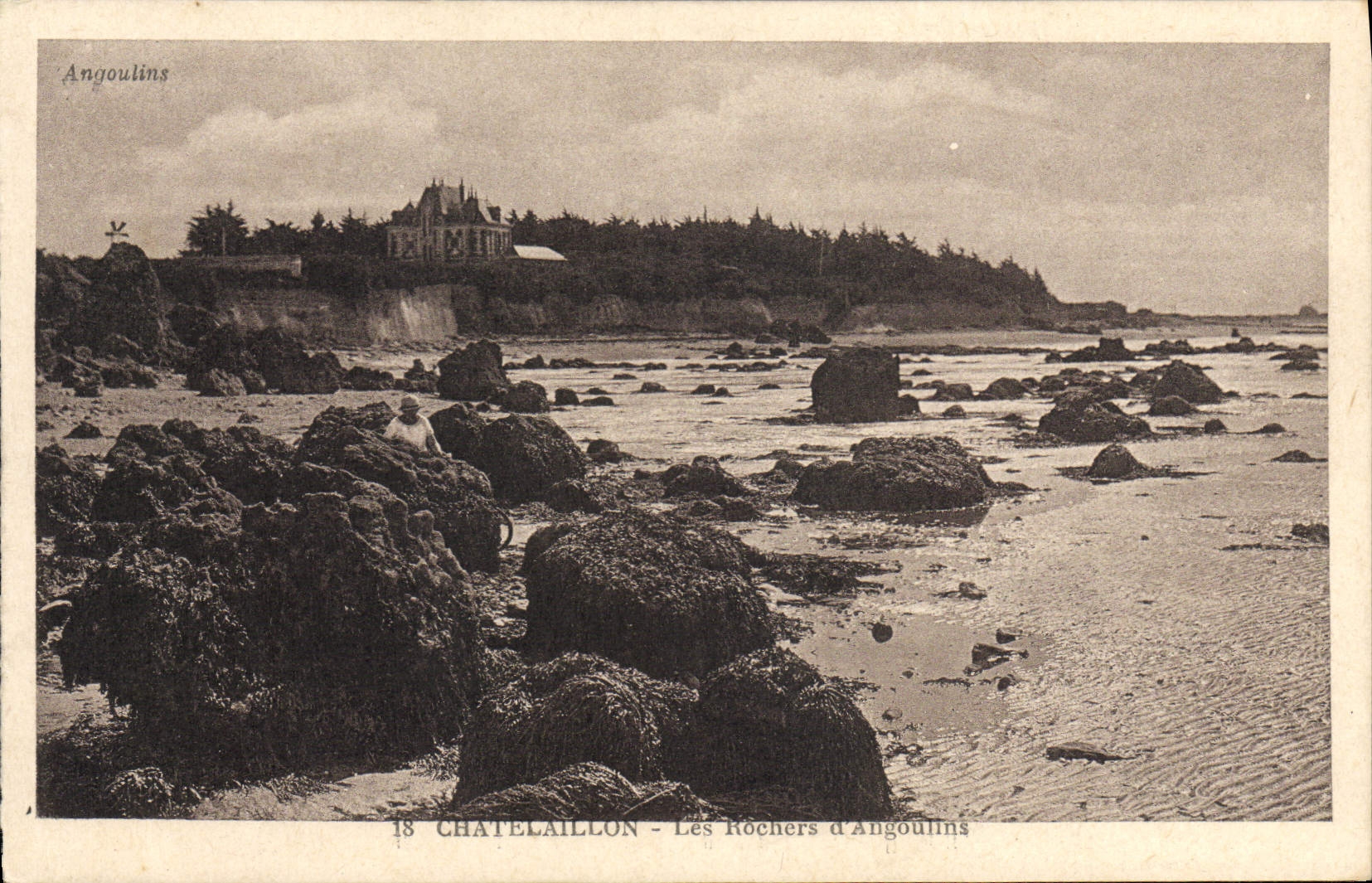 CPA Chatelaillon Les Rochers d'Angoulins