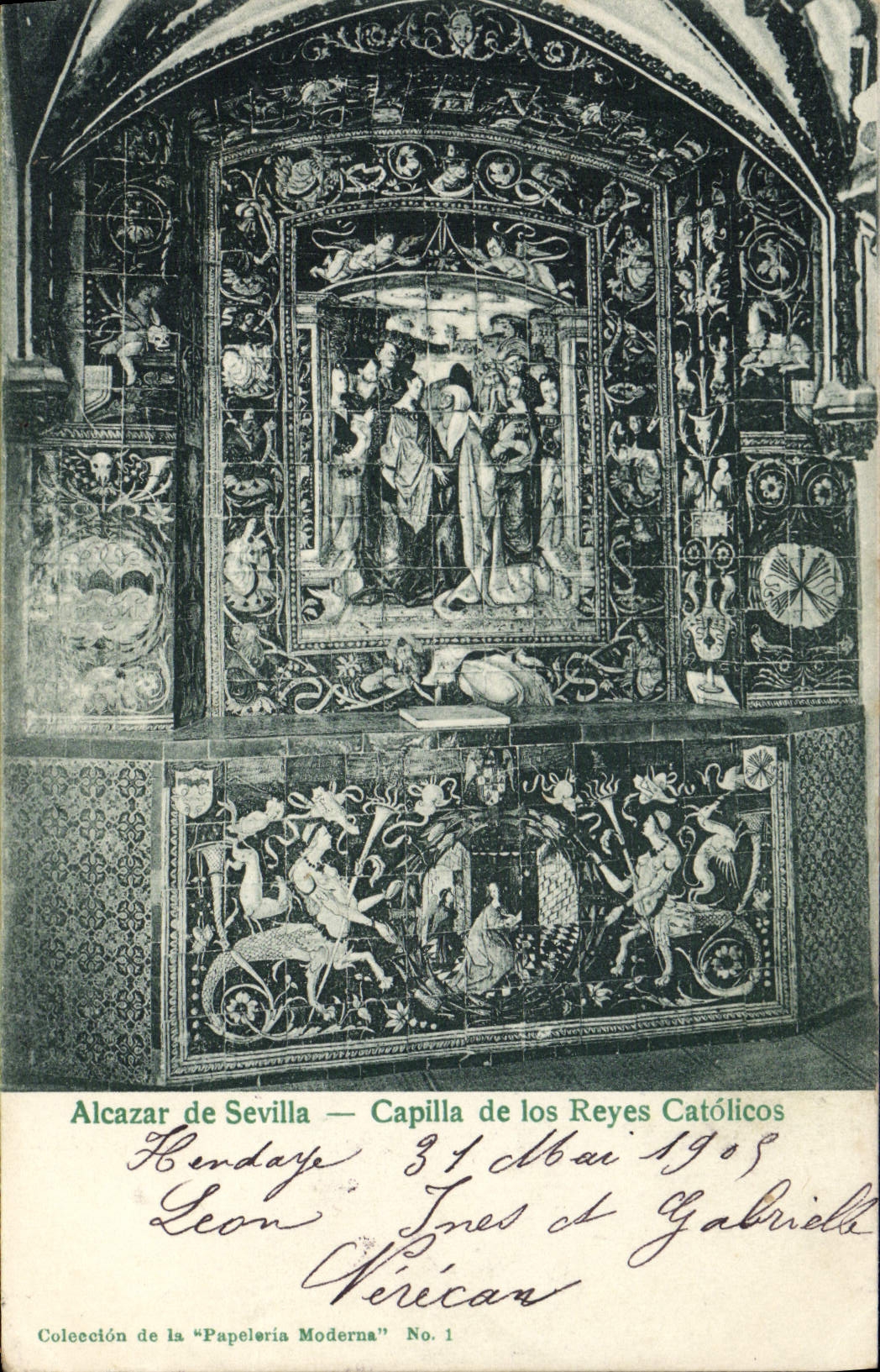 CPA Alcazar de Sevilla Capilla de los reyes Catolicos