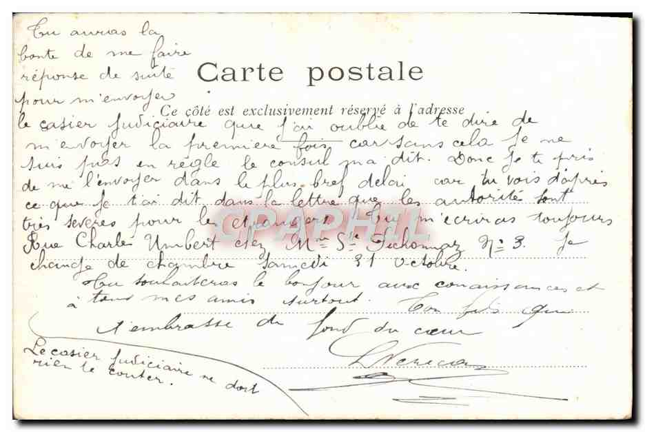 CPA Geneve Pont Du Mont Blanc — Verso