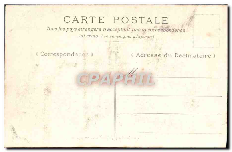 CPA Bordeaux Le Grand Theatre  — Verso
