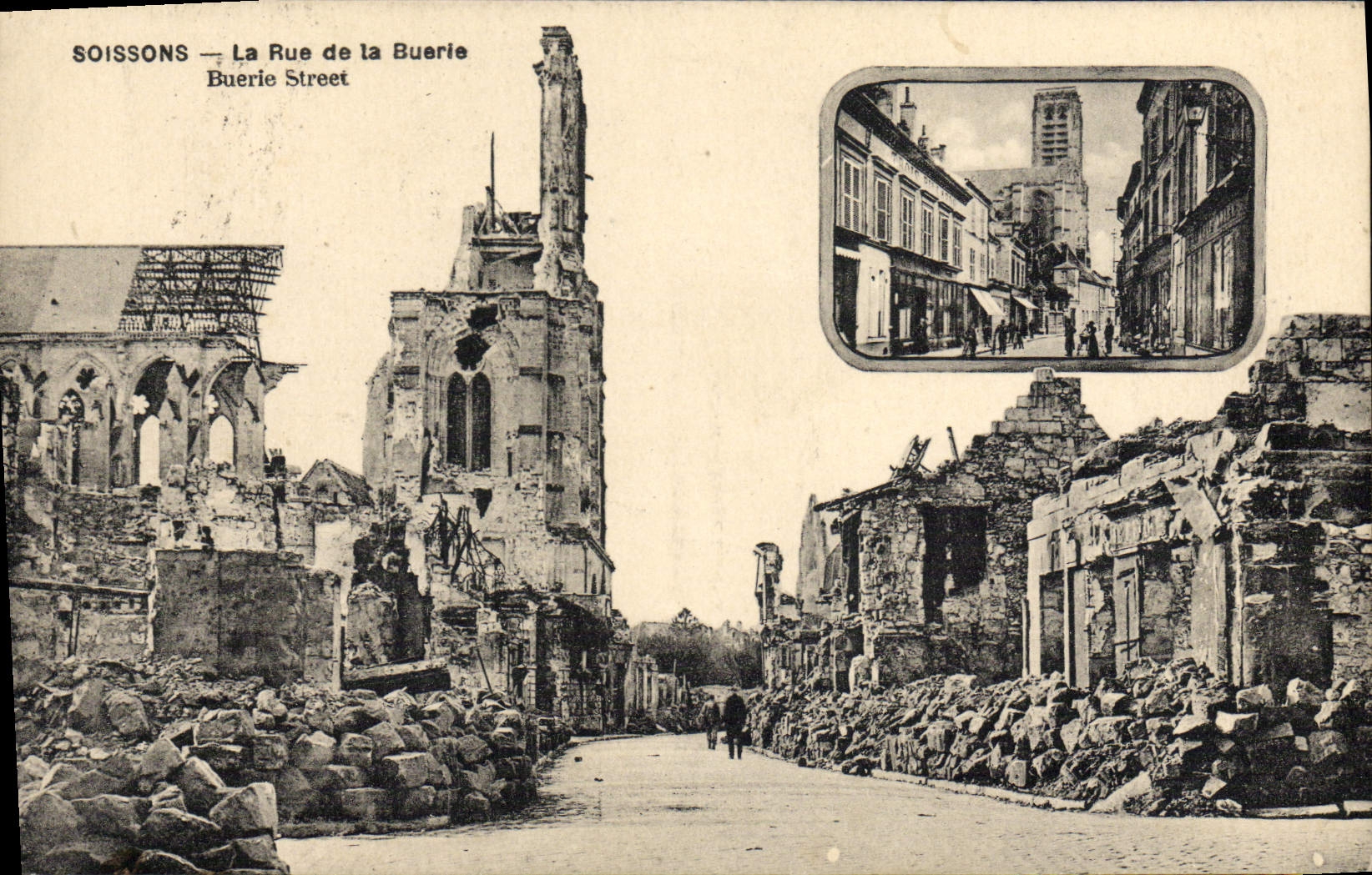 Soissons — La Rue de la Buerie — Éditeur non identifié, n° de série non visible