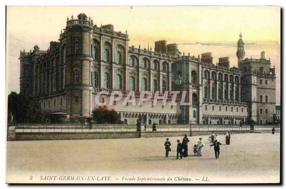 Saint-Germain-en-Laye — Nordseite des Schlosses — LL.
