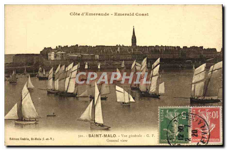 Saint-Malo - Vista generale - Edizione Guérin, St-Malo (I.-et-V.)