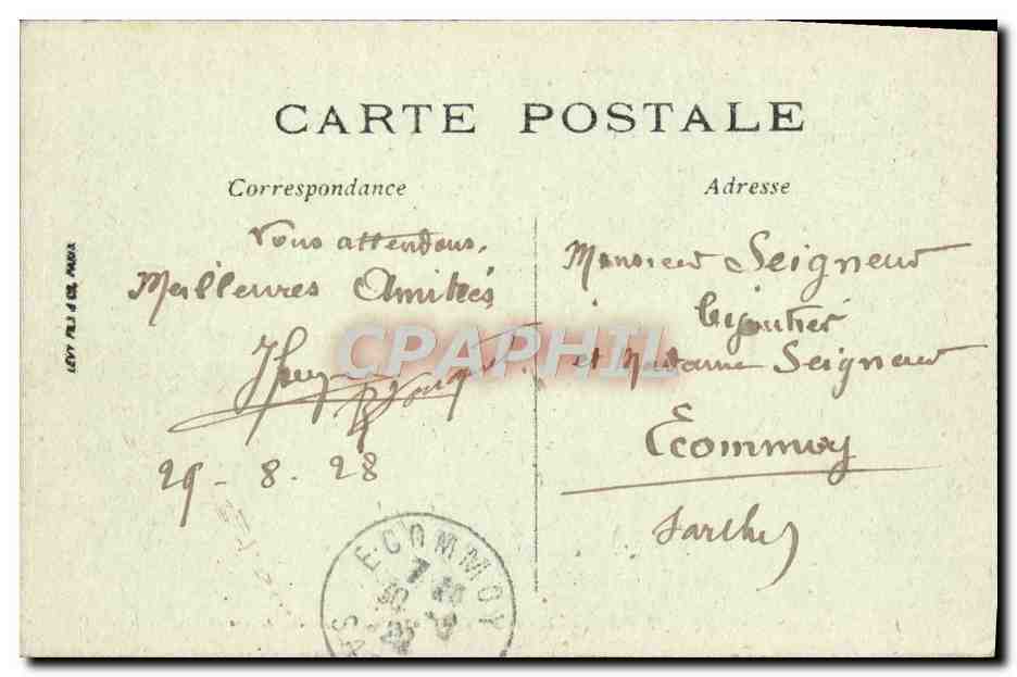 CPA St Nazaire Boulevard de L'Ocean — Rückseite