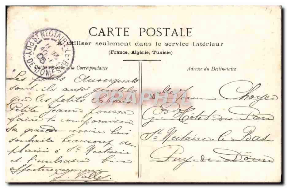 CPA Aux Sables D'Olonne Les Amoureux Boudes Folklore — Rückseite