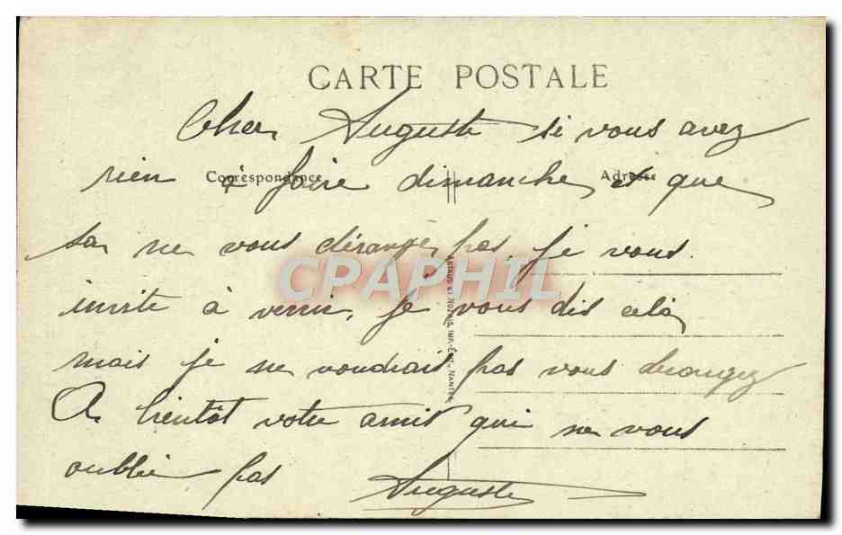 La Vendée Maraichine — scène de rue avec dialogue — éditeur non visible, n° de série 11 — Achterkant