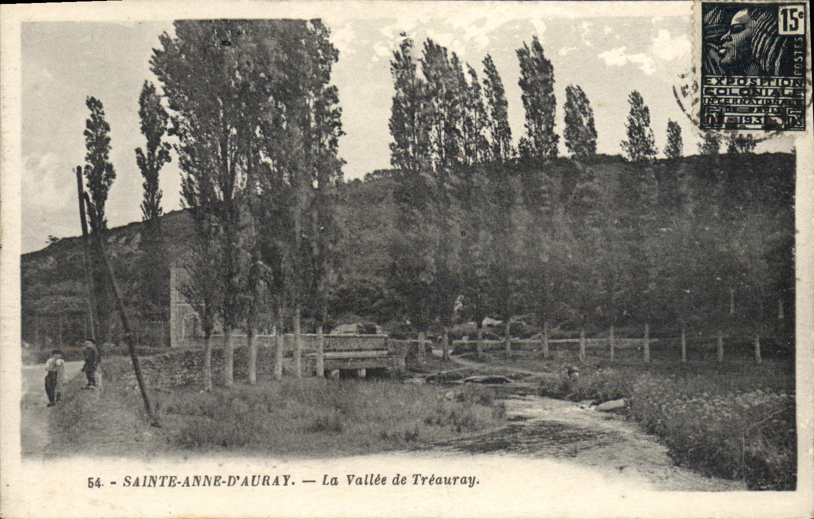 CPA Saint Anne D'Auray La Vallee de Treauray