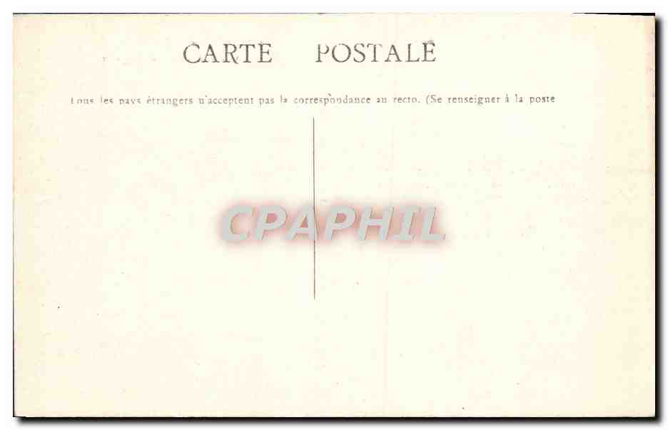 CPA St Bonnet de Cray Chateau de Mlle Magnin  — Verso