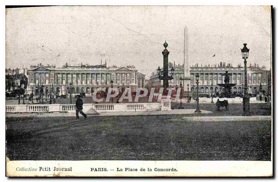 CPA Paris La Place de la Concorde