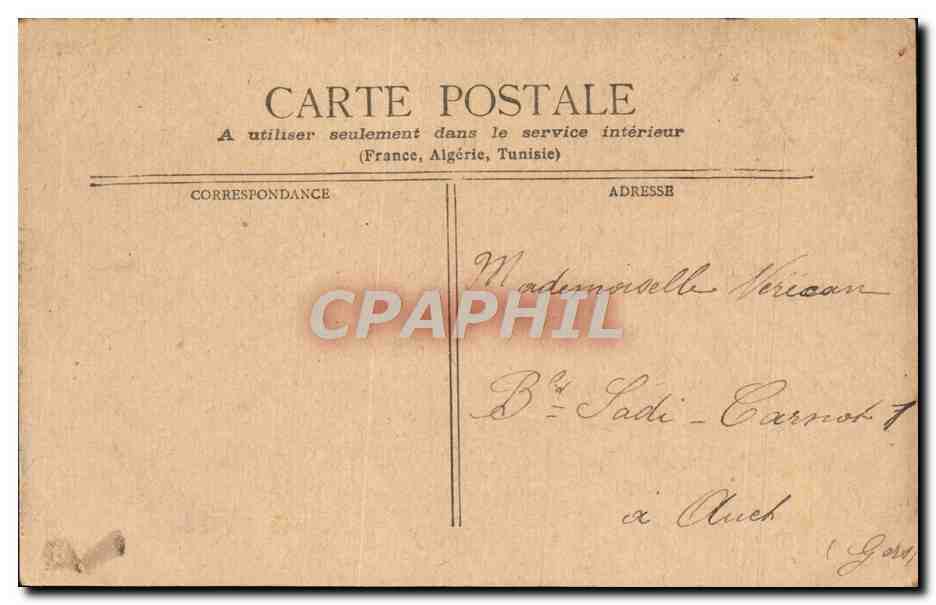 CPA Paris Pont Alexandre III — Rückseite