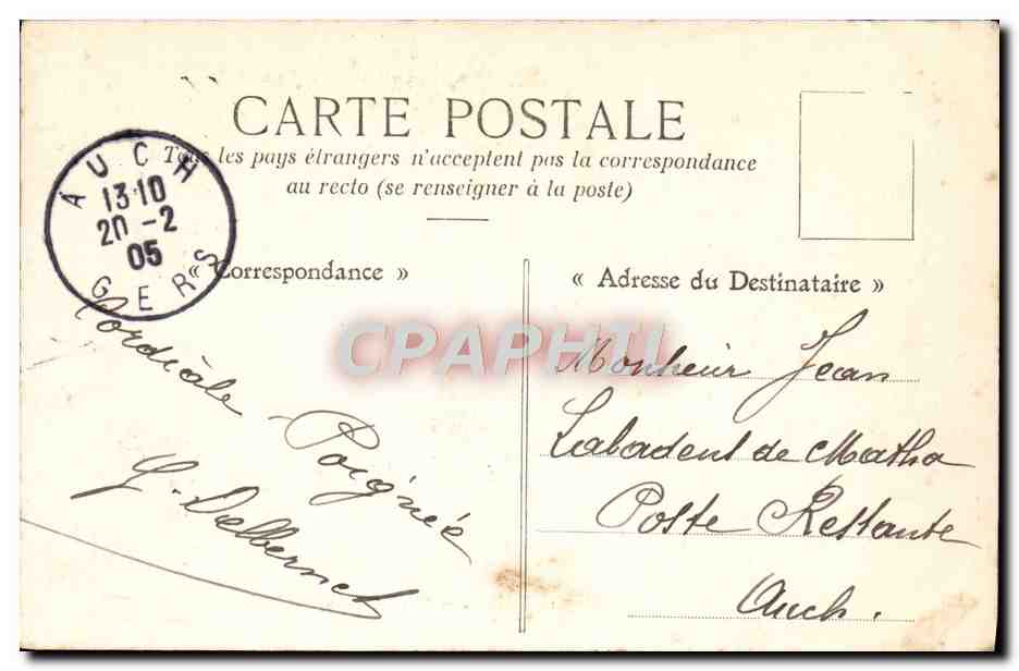 Toulon — Place d'Armes, Préfecture Maritime — Collection A. Couturier — Reverso