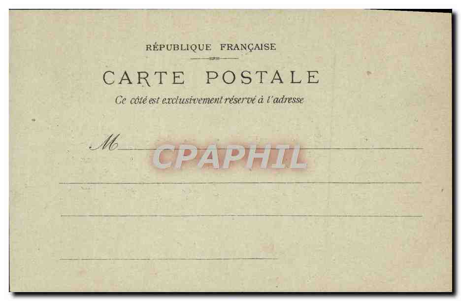 CPA Exposition Universelle De 1900 Paris Palais De L'Egypte Facade principale sur l'avenue d'Iena — Verso