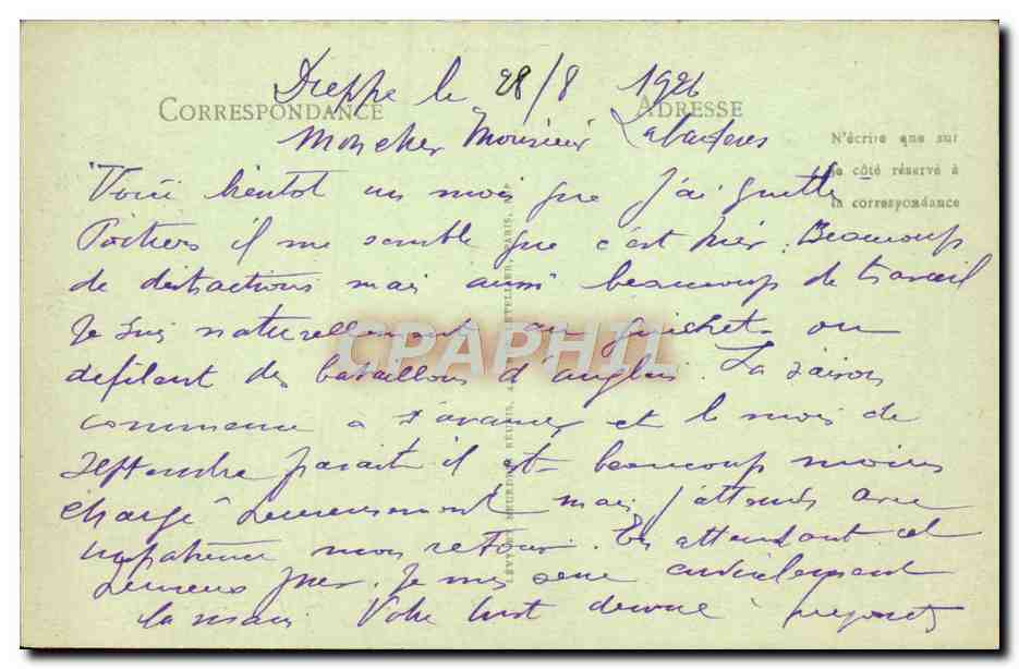 CPA Dieppe Le Casino et les terrasses — Rückseite