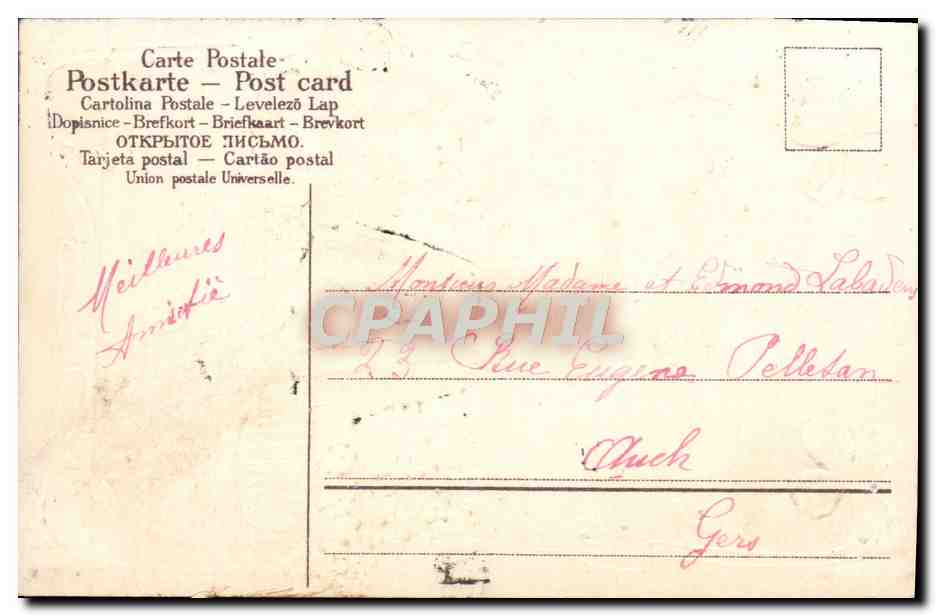 CPA Fantaisie Enfant — Verso