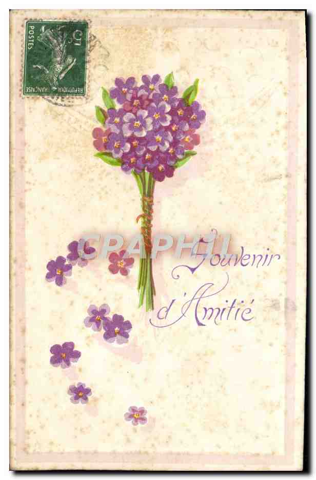 CPA Fantaisie Fleurs 