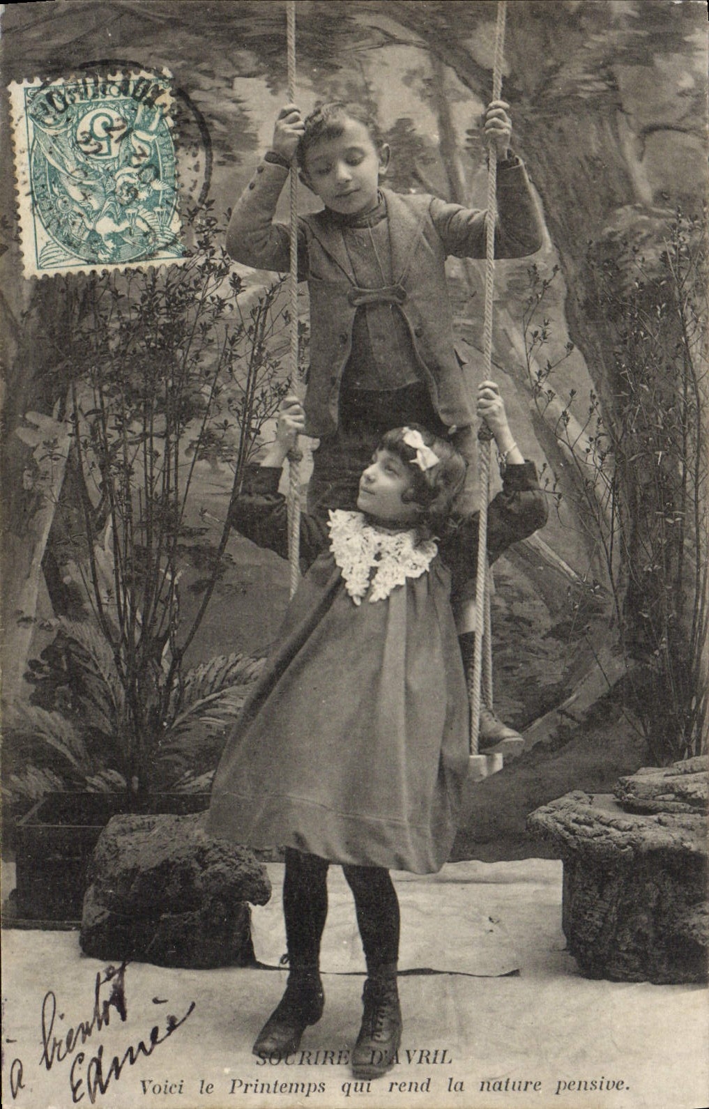 CPA Fantaisie Enfants