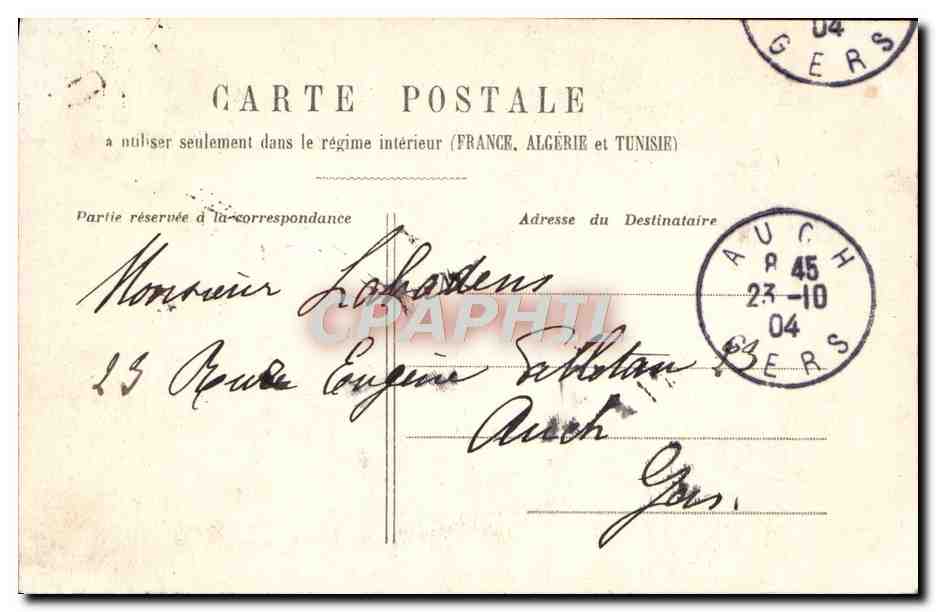 CPA Fantaisie Enfants — Verso