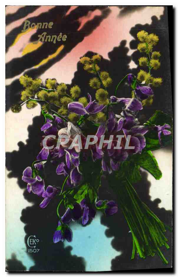 CPA Fantaisie Fleurs