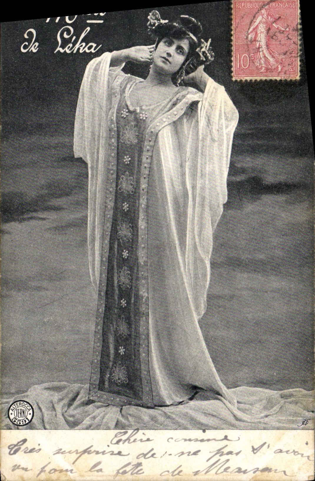 Lécha — Danseres in oosterse kleding — Alterocca, serie 1770
