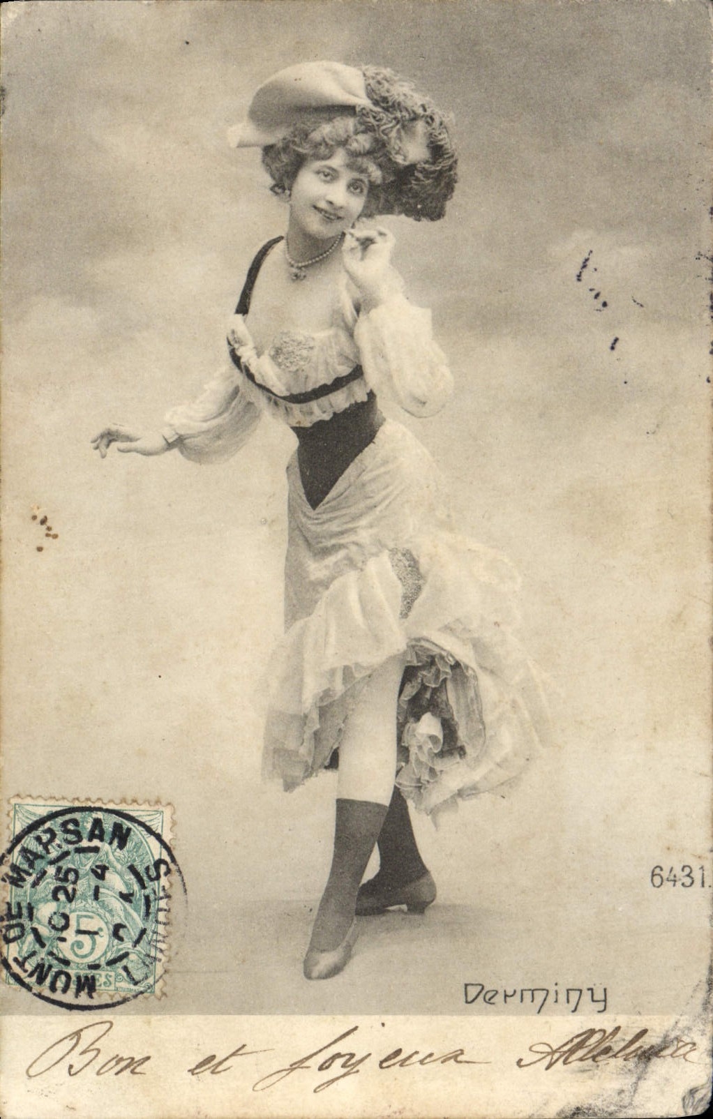 Danseuse — scène de spectacle — Dermigny, n° 6431