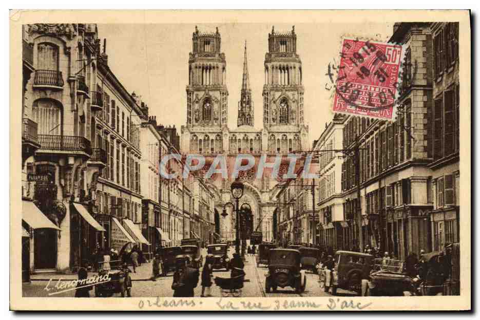 CPA Orleans La rue Jeanne d'Arc