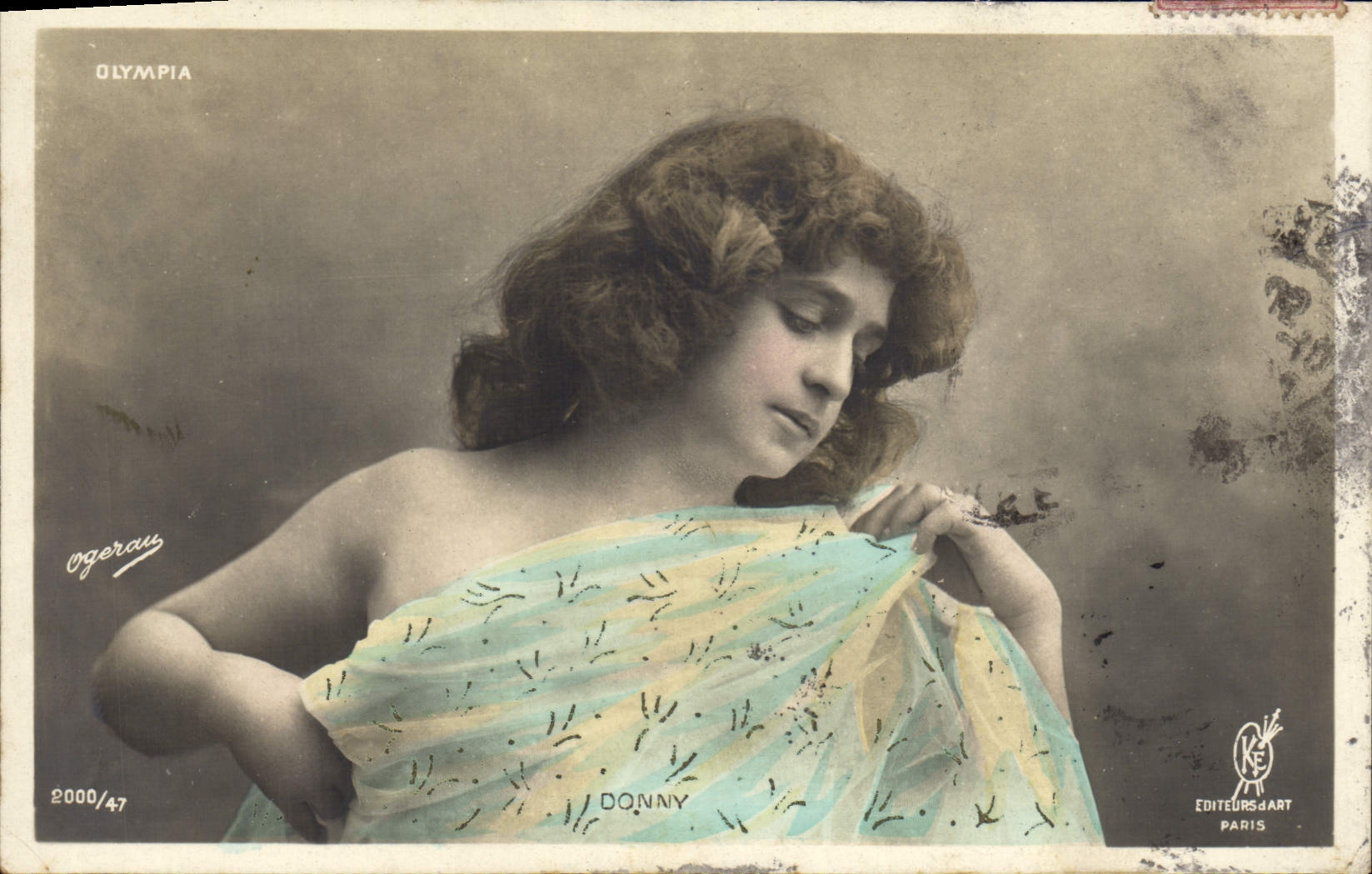 Olympia — Danseuse nue partiellement voilée — Éditeurs d'Art, Paris, n° 2000/47