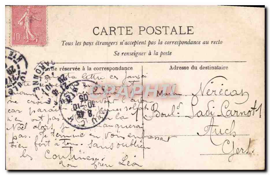 Olympia — Danseuse nue partiellement voilée — Éditeurs d'Art, Paris, n° 2000/47 — Verso