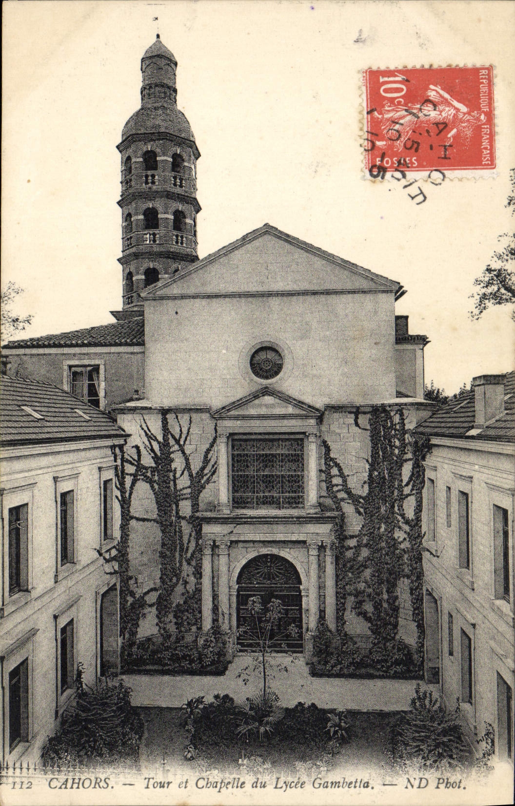 Cahors — Tour et Chapelle du Lycée Gambetta — ND Phot.