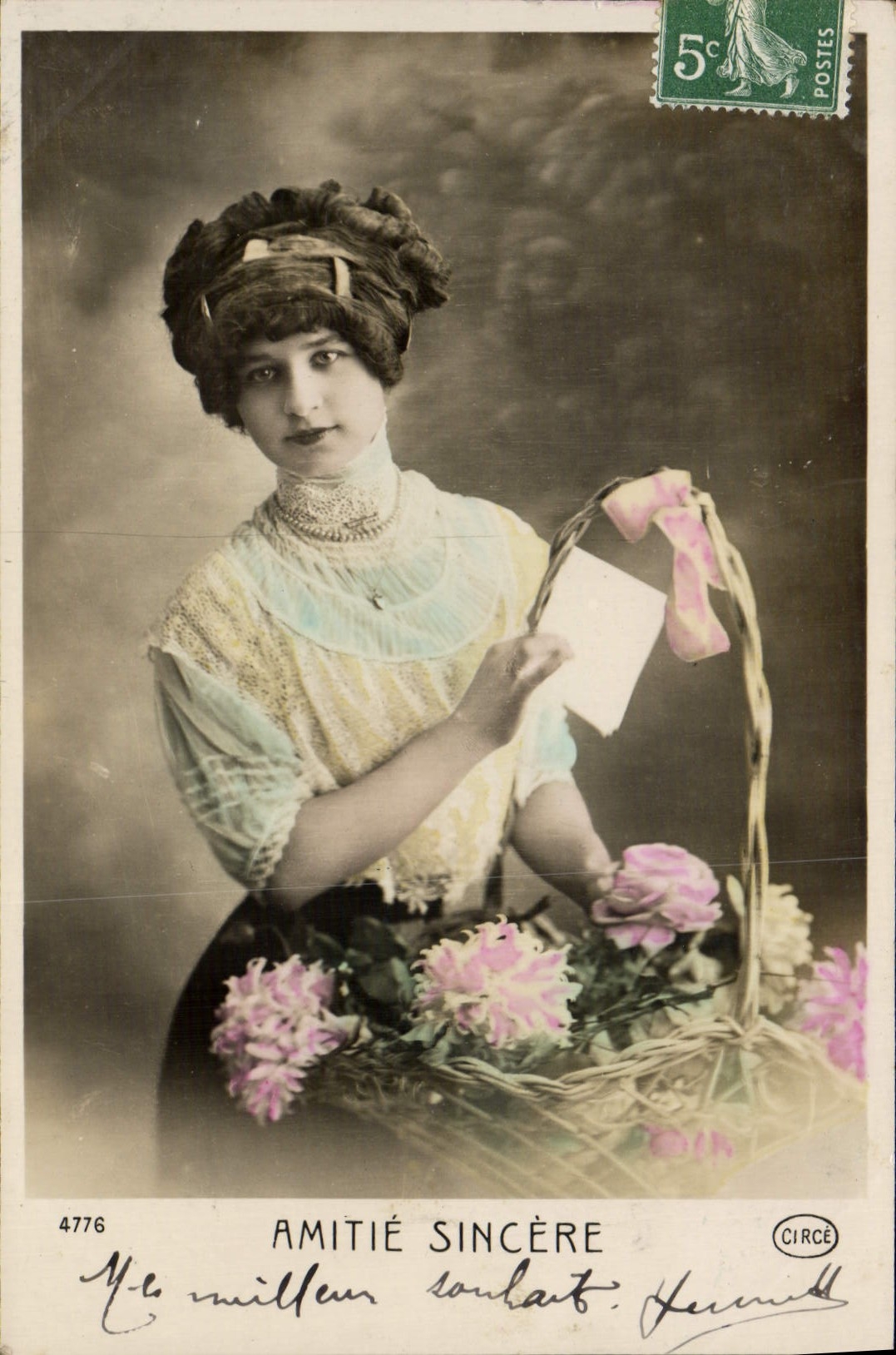 CPA Fantaisie Femme