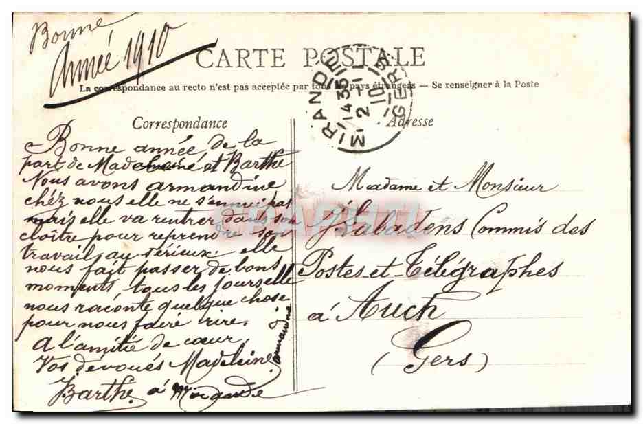 Sables-d'Olonne — Femme en costume de foire — Coll. Abady, Tir des Sables-d'Olonne, Champ de Foire — Reverso