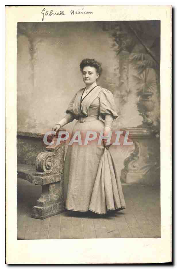 CARTE PHOTOFemme Gabrielle Nerican 