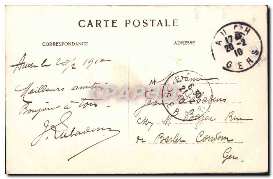 CPA Fantaisie Femmes — Verso