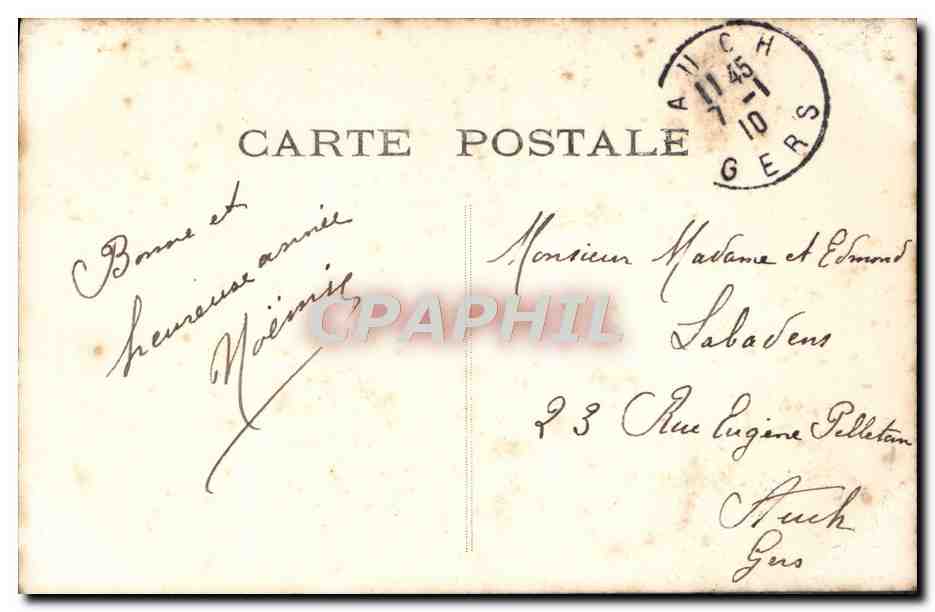 CPA Fantaisie Enfants — Rückseite