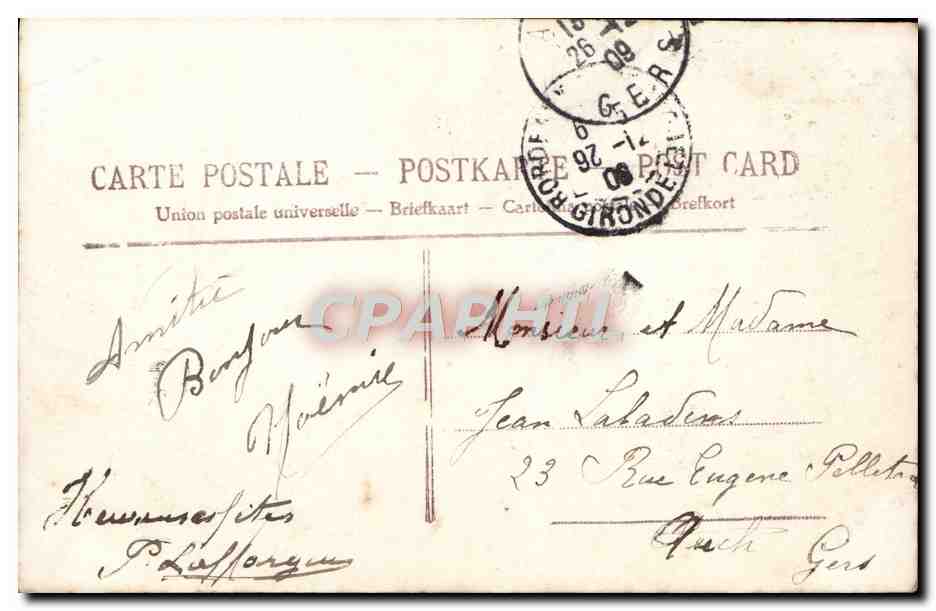 CPA Fantaisie Enfant Noel — Rückseite