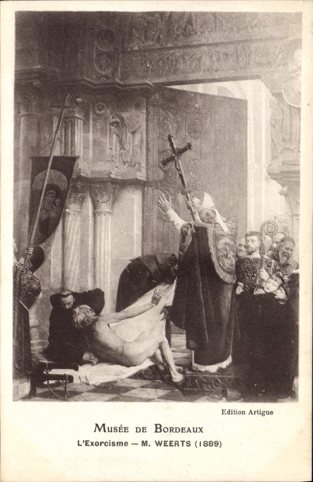 CPA Musee De Bordeaux L'Exorcisme Weerts