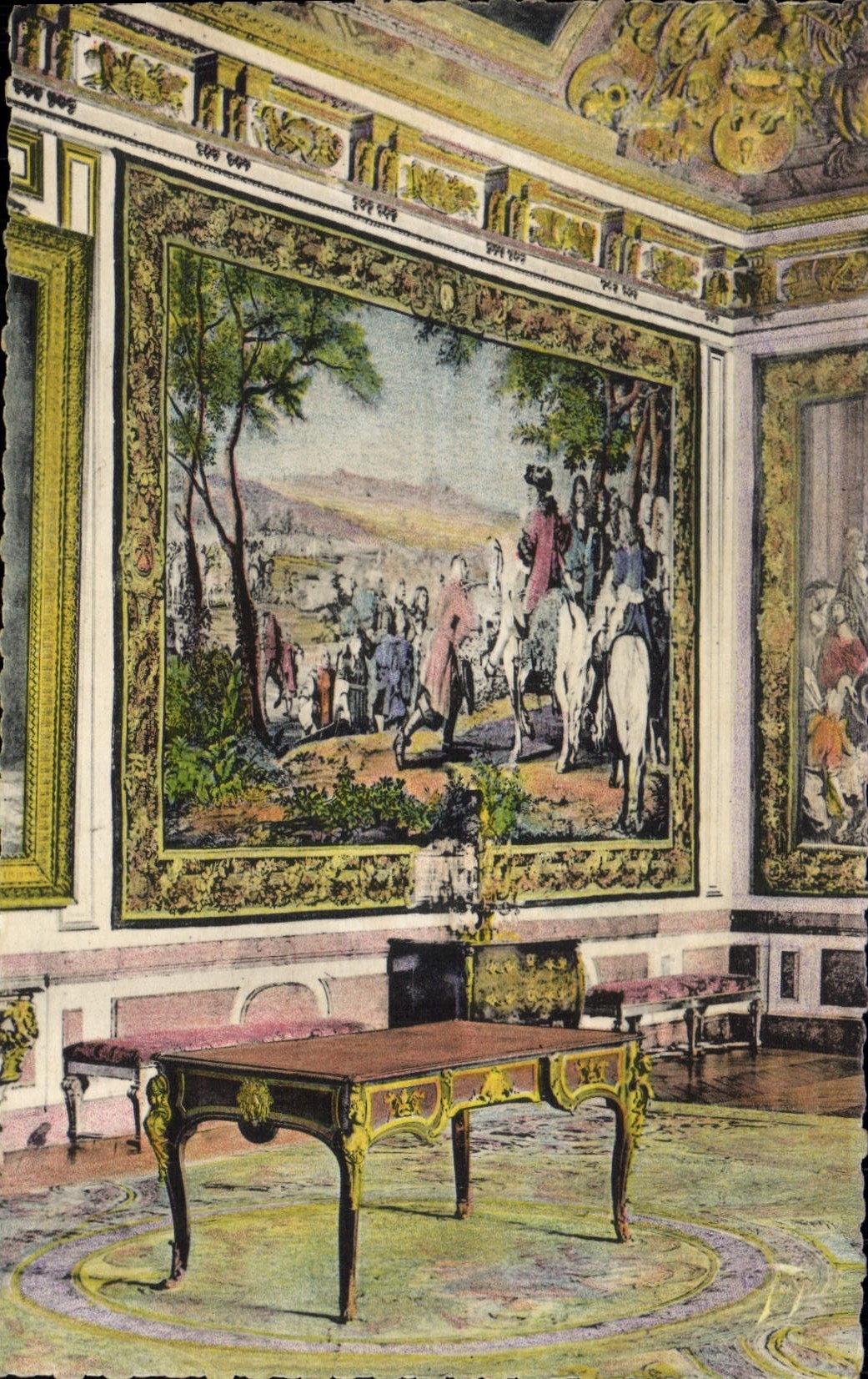 CPA Palais de Versailles Table de la signature de la paix 