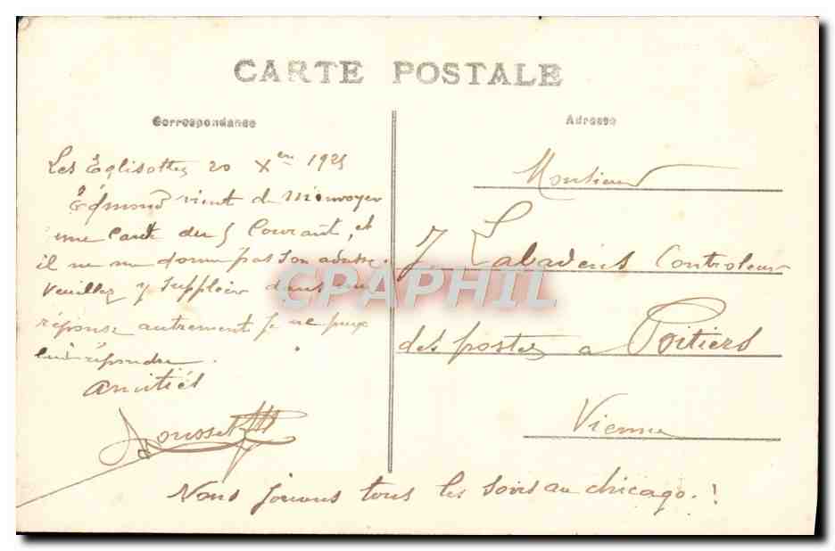 CPA Fantaisie Goulebeneze Cochon Porc — Verso