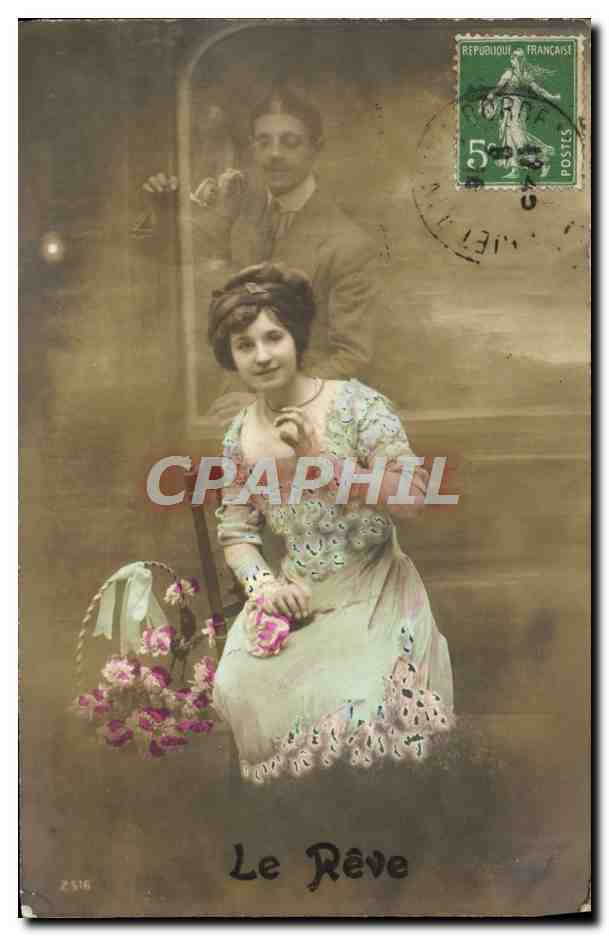 CPA Fantaisie Femme
