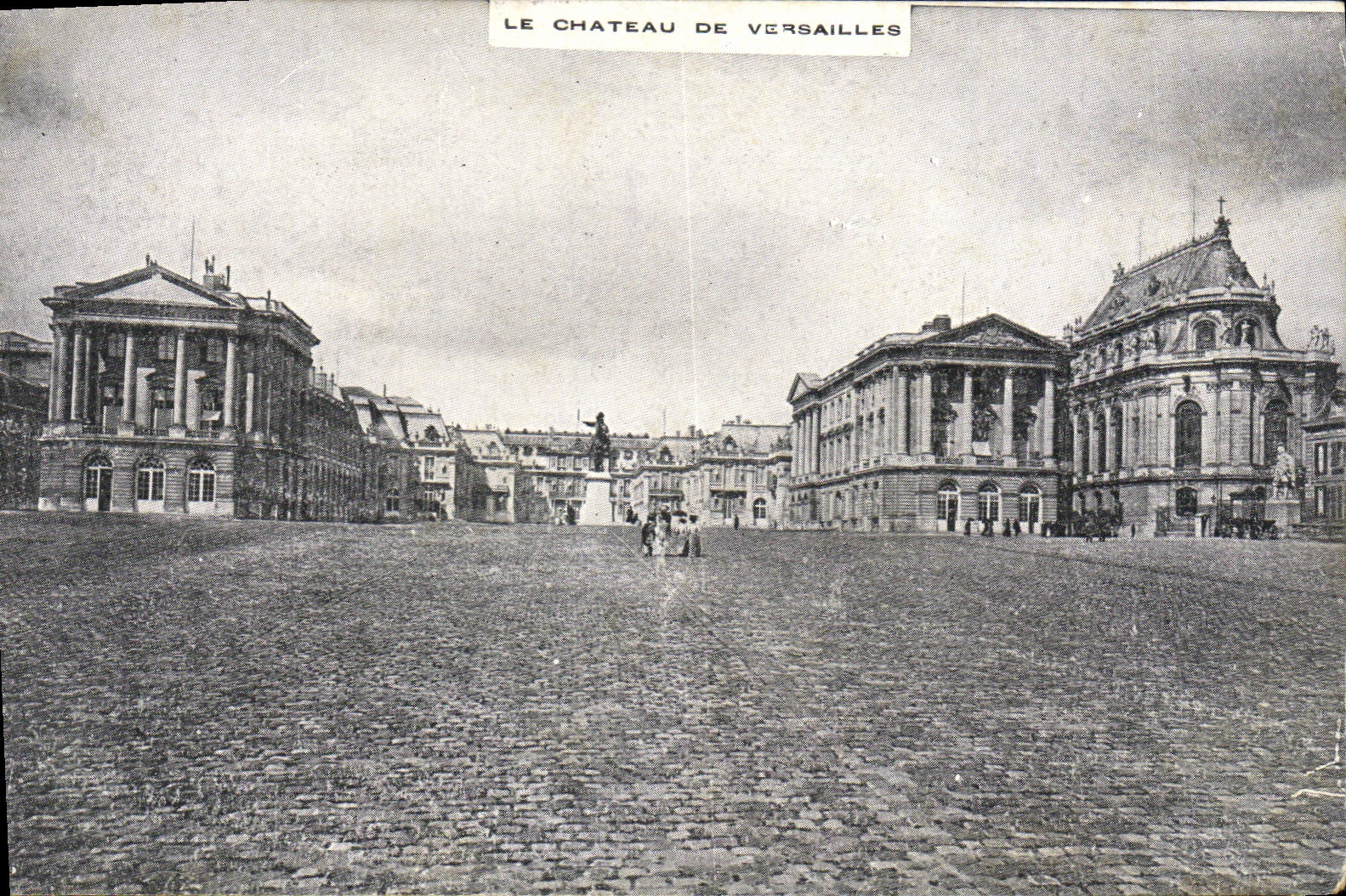 CPA Le Chateau De Versailles Annonce Journal des adjudications Ventes immobiliers Rue de Grammont Paris 