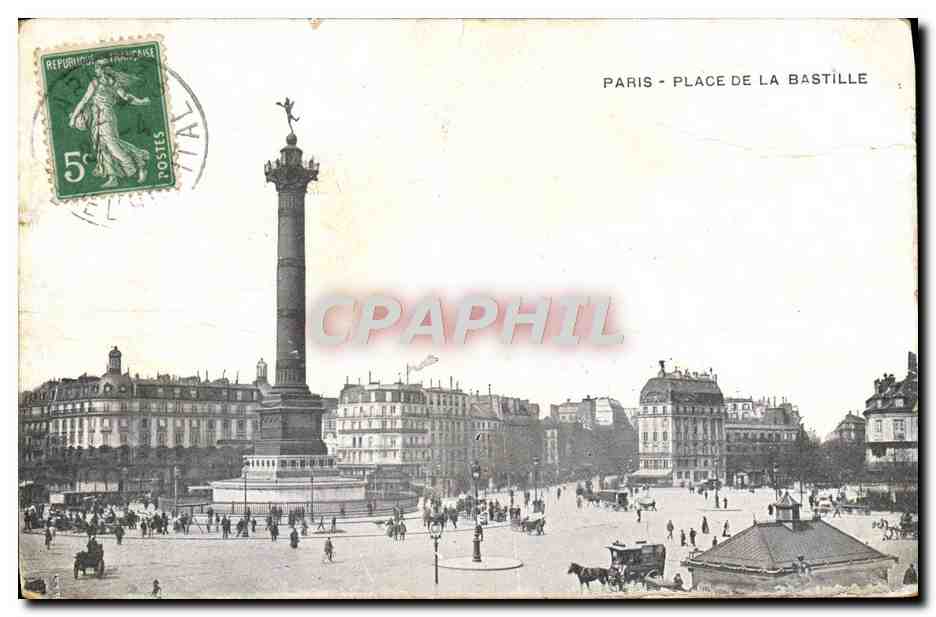 CPA Paris Place De La Bastille