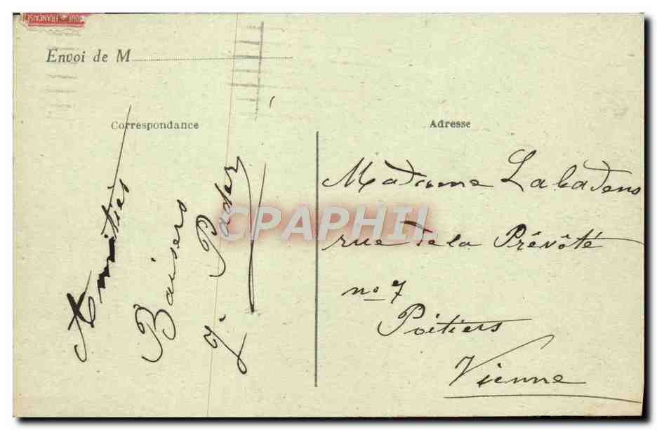 CPA Tout Paris Le Palais De Justice Et La Grille d'honneur  — Rückseite