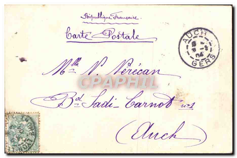 1er Avril — Poème d'amour — Souvenir M.B. — Verso