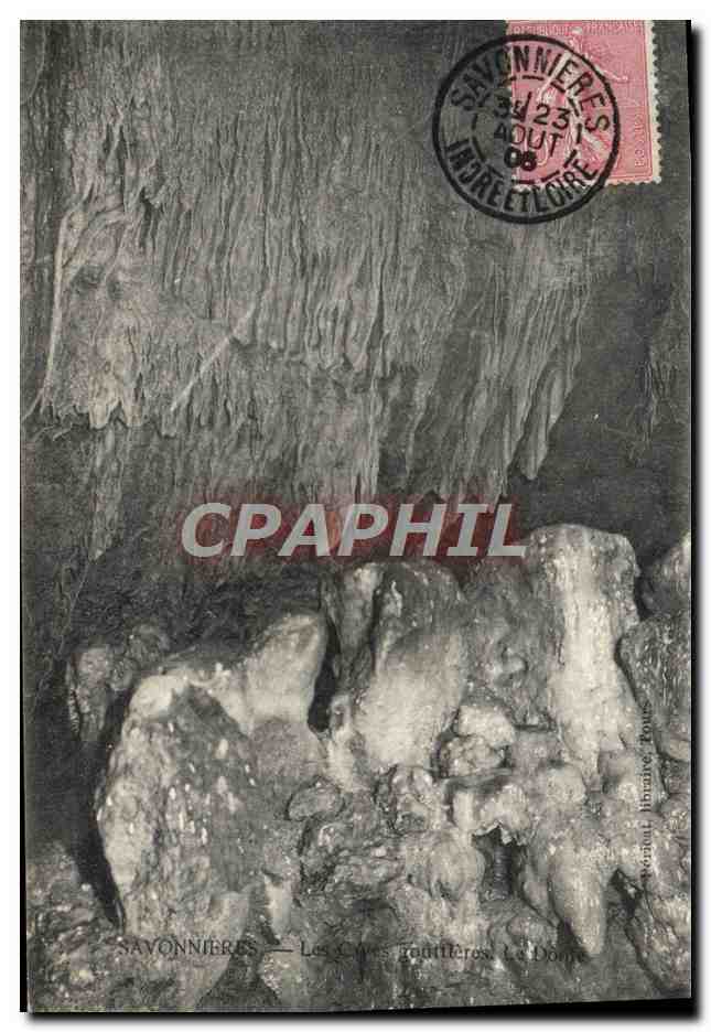 CPA Savonnieres Les caves gouttieres le dome 
