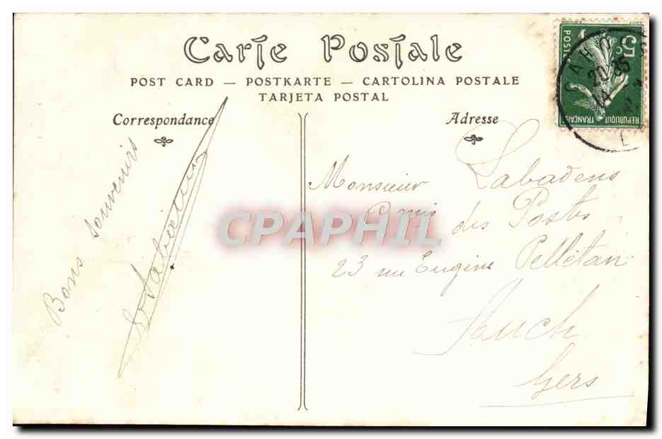 Cahors — Les Thermes, Porte de Diane — Le Lot illustré, n°20 — Rückseite